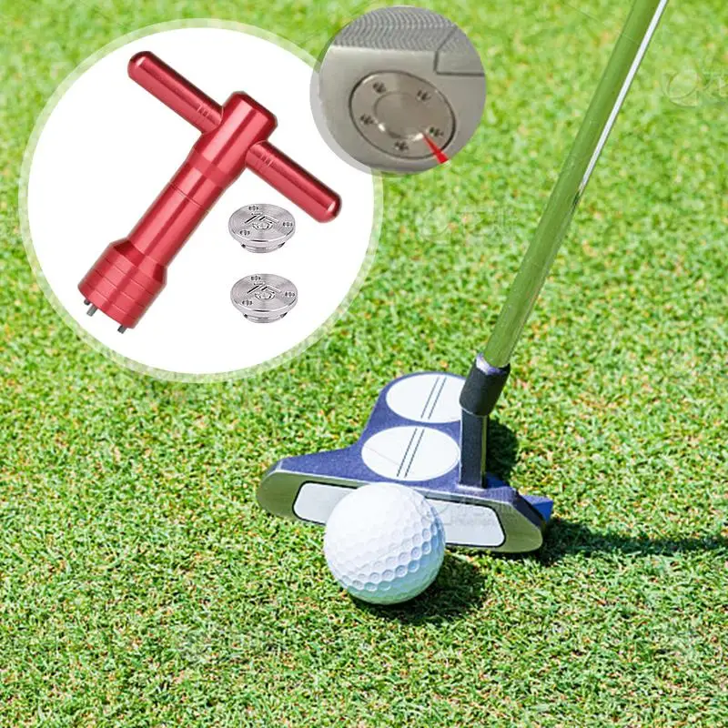 Putter Screw Wrench Set High Strength Golf Putter Weight Set Golf Screw Wrench Tool Practical Putter Wrench Tool Golf Screw