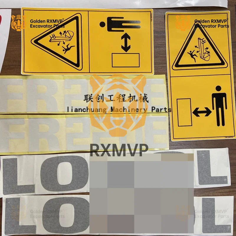 For Foton Lovol FR150E 170E 200E 220E 260E All Car Sticker Body Label Decal Excavator Accessories