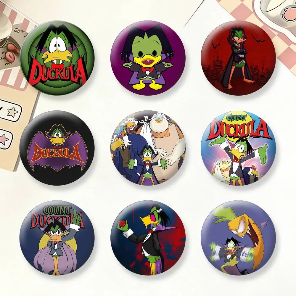 

C-Count Duckula Button Pins Backpack Clothing Decor Brooch Badge Jewelry Gifts for Kids