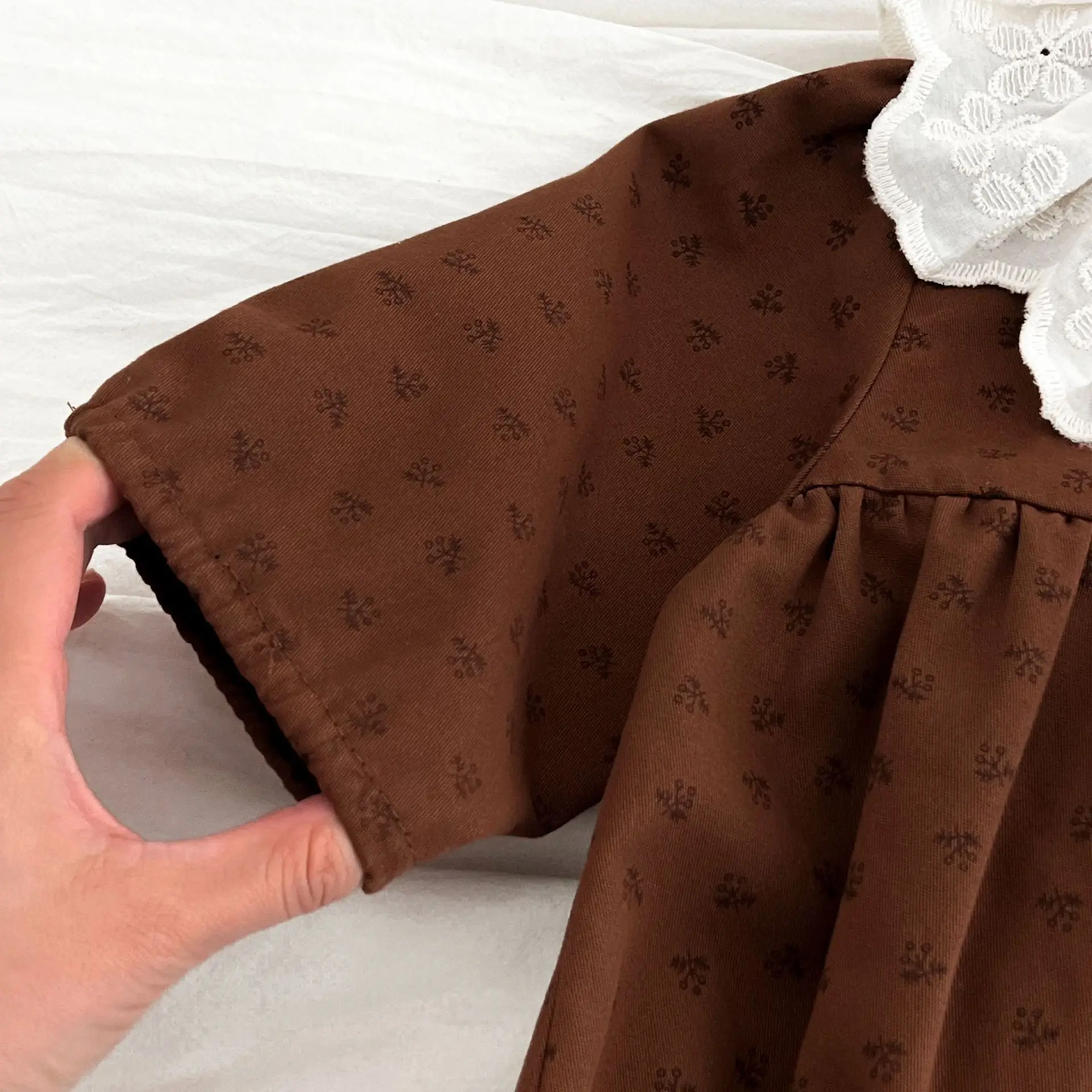2023 neue Herbst Baby Mädchen Kleid 2-6Y Baby Mädchen Party Geburtstag Kleid Frühling Lange Ärmeln Spitze Baby Mädchen Kinder Prinzessin kleid – Detail 14