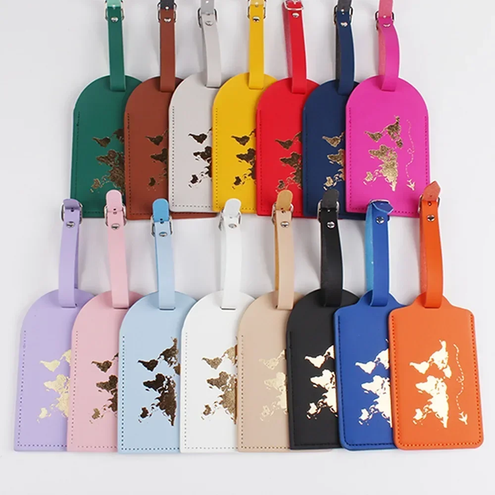 Women Men Luggage Tags Suitcase Identifier Label Baggage Boarding Bag Tag Name ID Address Passport Holder Travel Accessorie