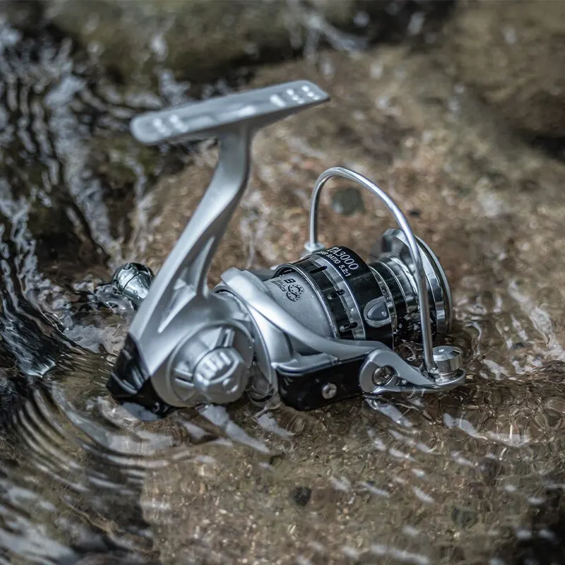 FishMX Spinning Fishing Reel Ultralight Max Drag 10kg Spinning Reel for Carp Pike Bass Fishing Coil image 6