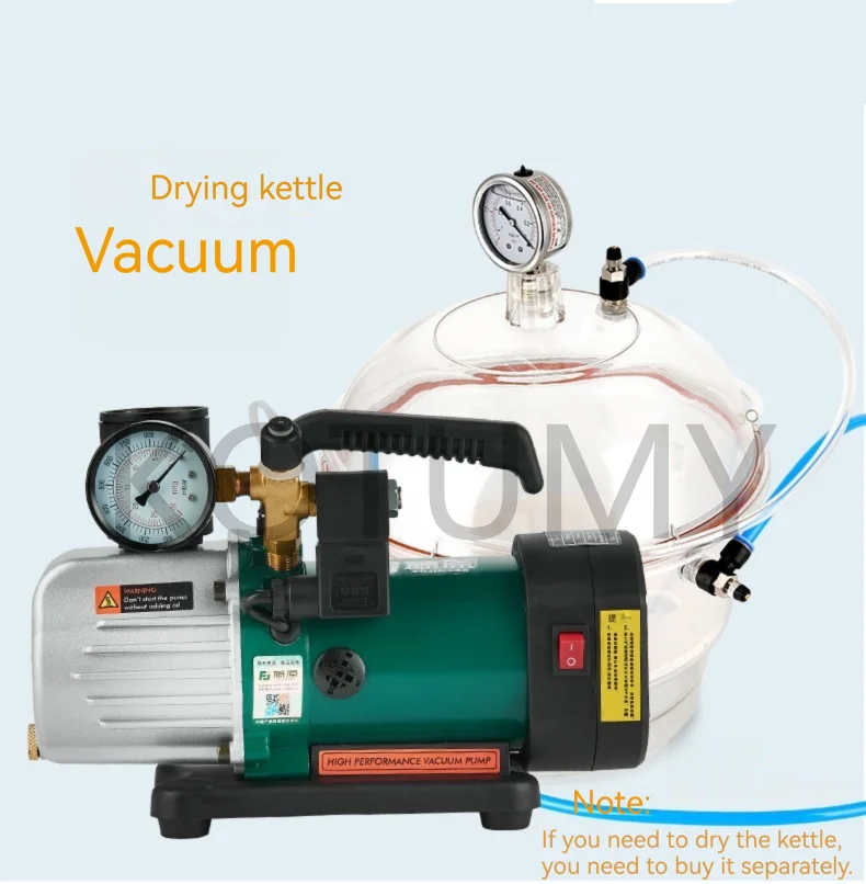 220V  Portable Vacuum Pump Rotary Vane Vacuum Pump Air Conditioning Maintenance Refrigerant Refrigeration Vacuum Pump