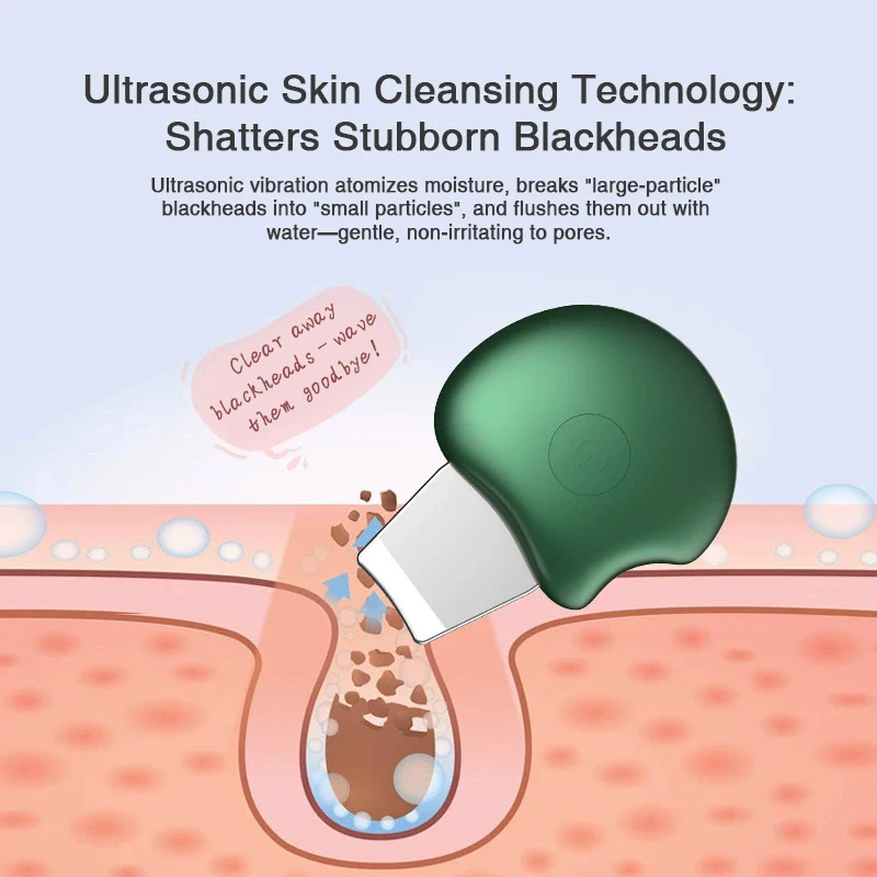 Scrubber per la pelle del viso Spatola per il viso Esfoliante Strumento per la pulizia profonda Rimozione di comedone Detergente per pori Spatola per la pelle del corpo Strumento per la cura della pelle