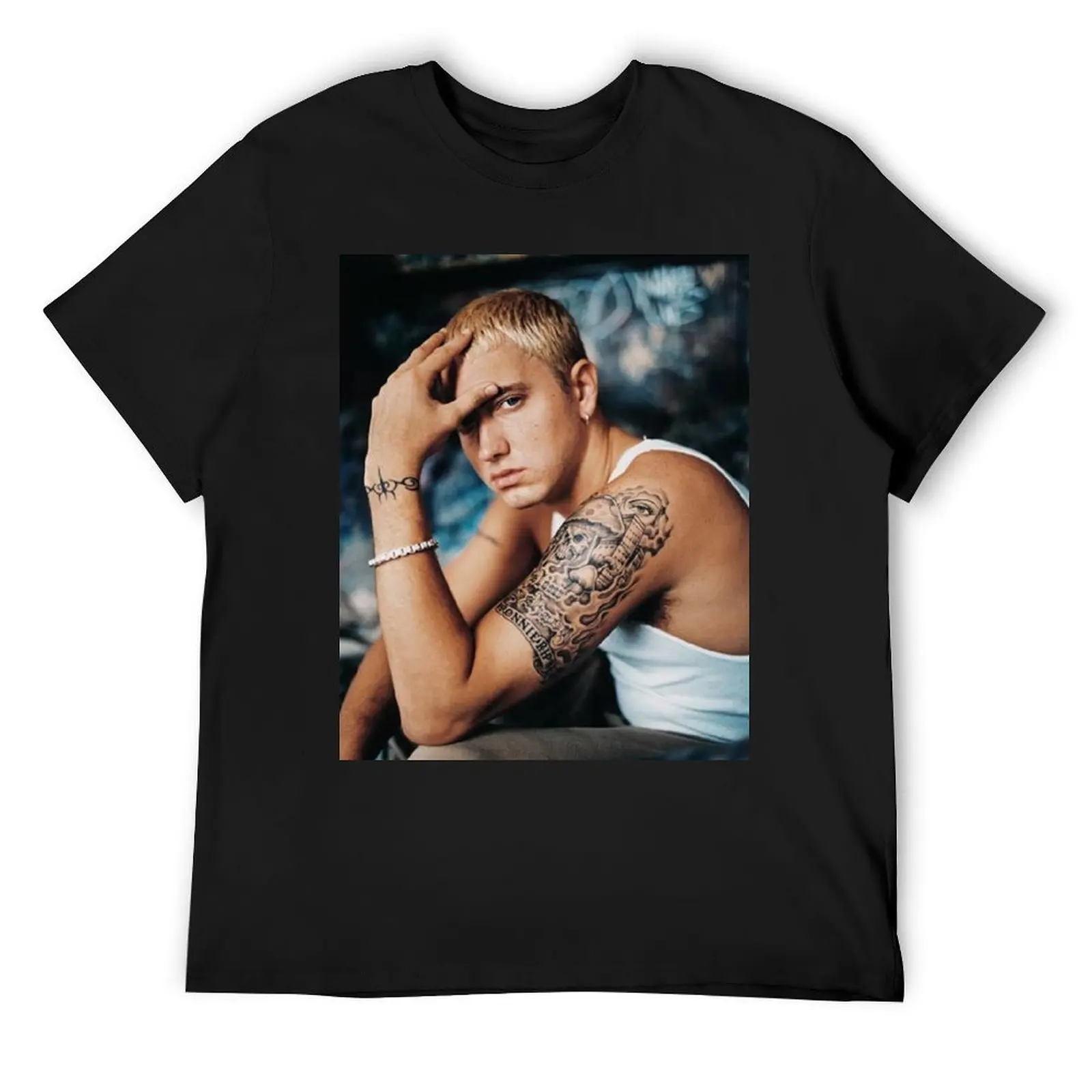 

Eminem - Design T-Shirt funny gifts blue lock sweat Luxury man funny t shirts men