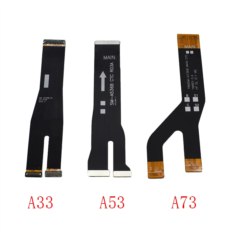 Placa base USB conectada a la placa base, Cable flexible de pantalla LCD para Samsung Galaxy A33, A73, A53, 5G, A336B, SM-A536B, A736B, 1 unidad