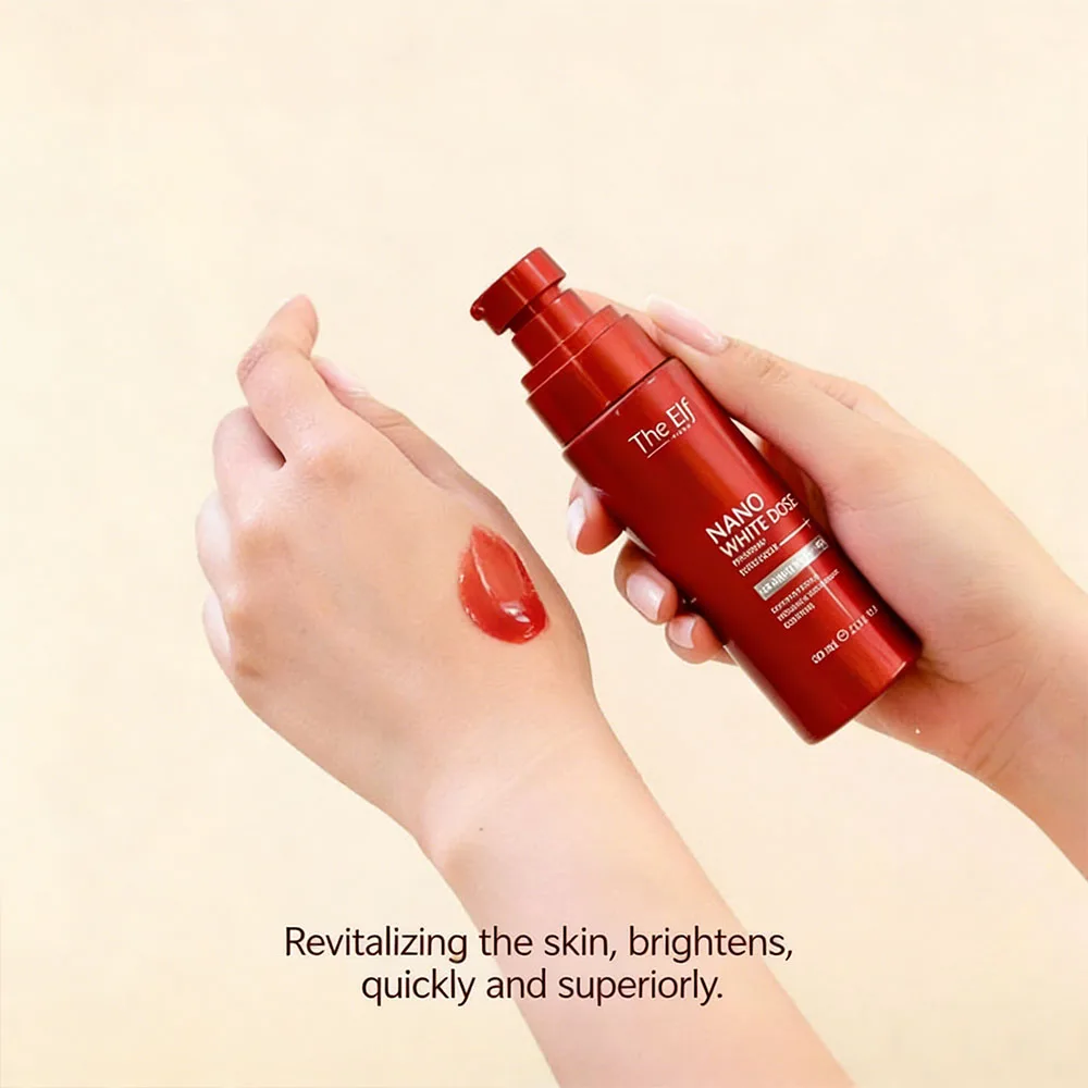 Das Elf NANO Face Serum 60ML Red Extract Brightening Even Tone Skin Care Premium Skin Lightening Product