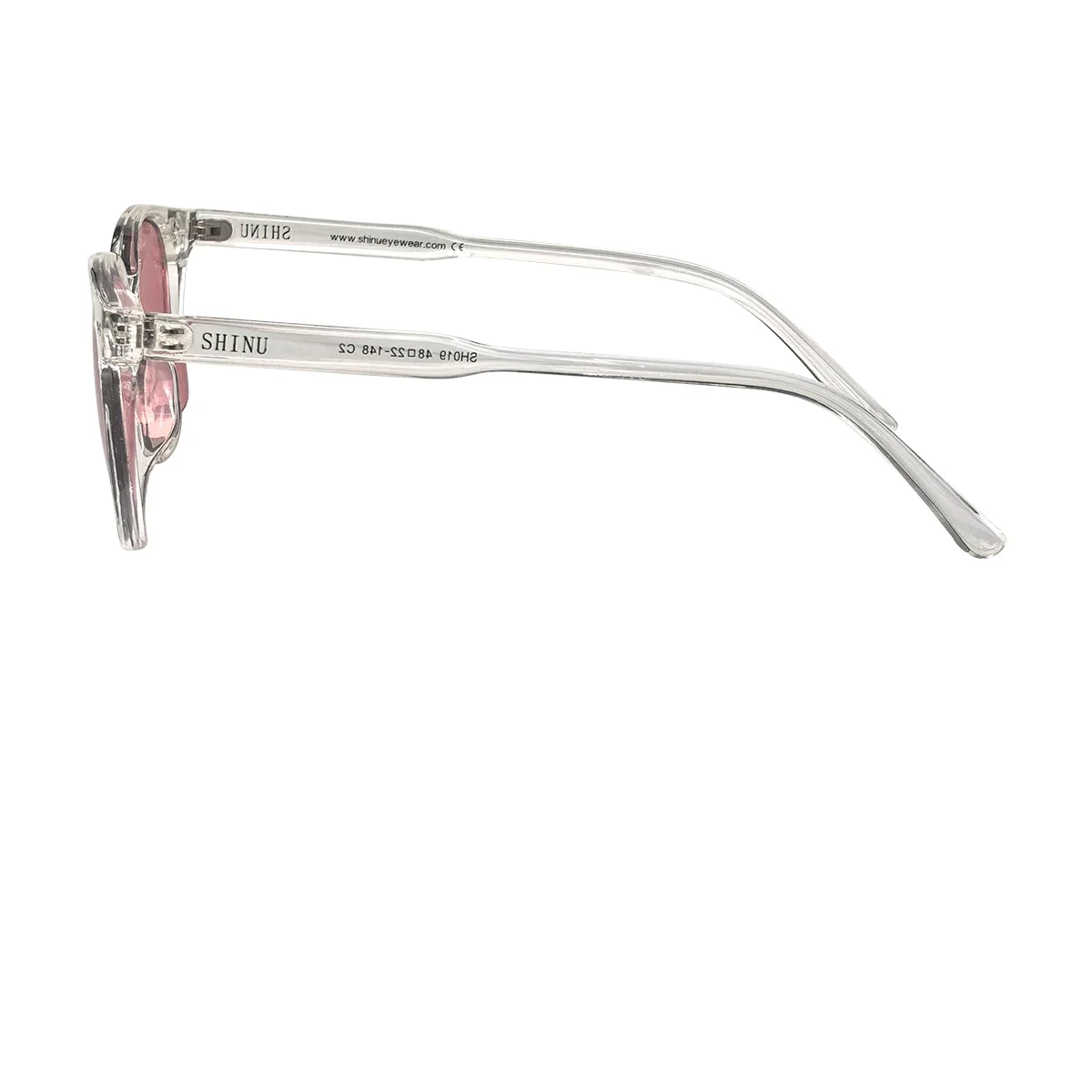 SHINU FL-41 Brille FL41 Getönte Gläser, Rose FL41 Gläser 480-520nm Filter Speziell für Migräne-Linderung Lichtempfindlichkeits-Brillen – Detail 14