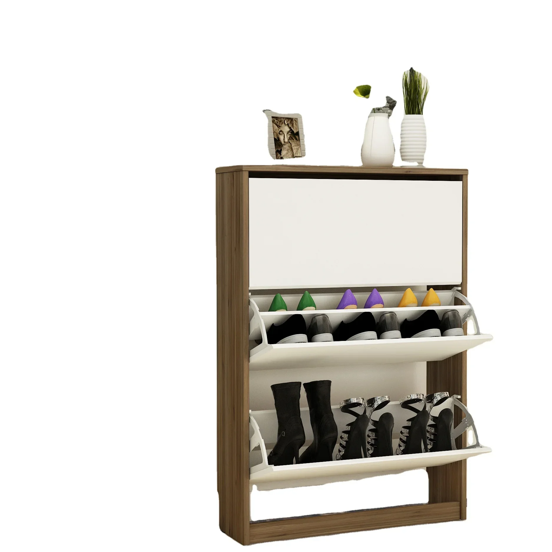 

High quality modern wooden living room shoe storage cabinet shoe rack cabinet