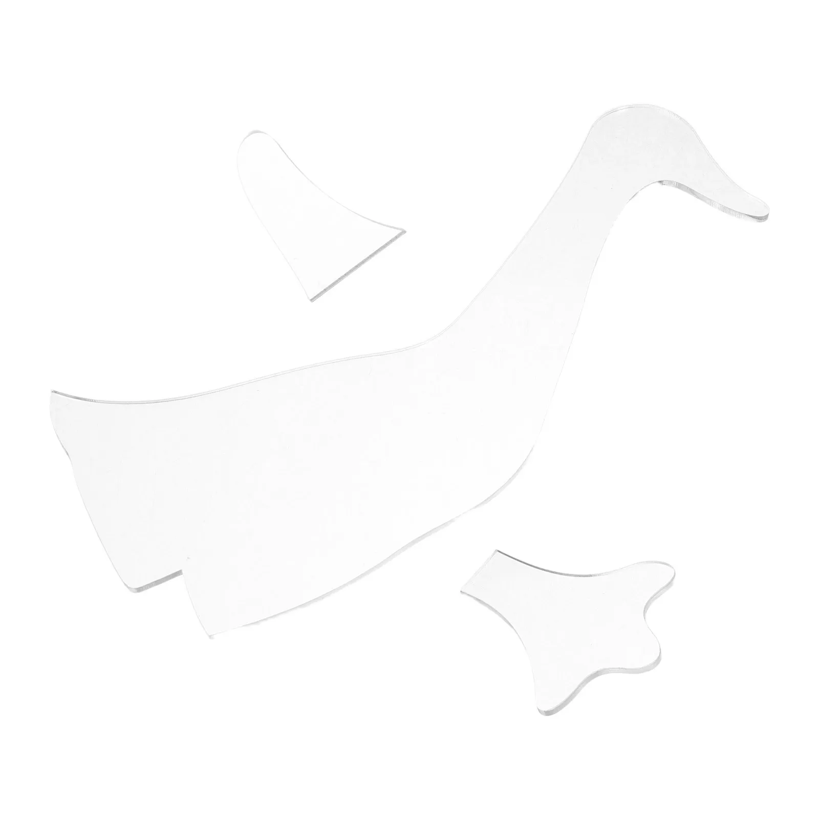 3 قطعة قالب خليط الاكريليك مجموعة الإبداعية محشوة بطة أنماط الخياطة اللحف الإستنسل للمبتدئين الأسرة الحرف