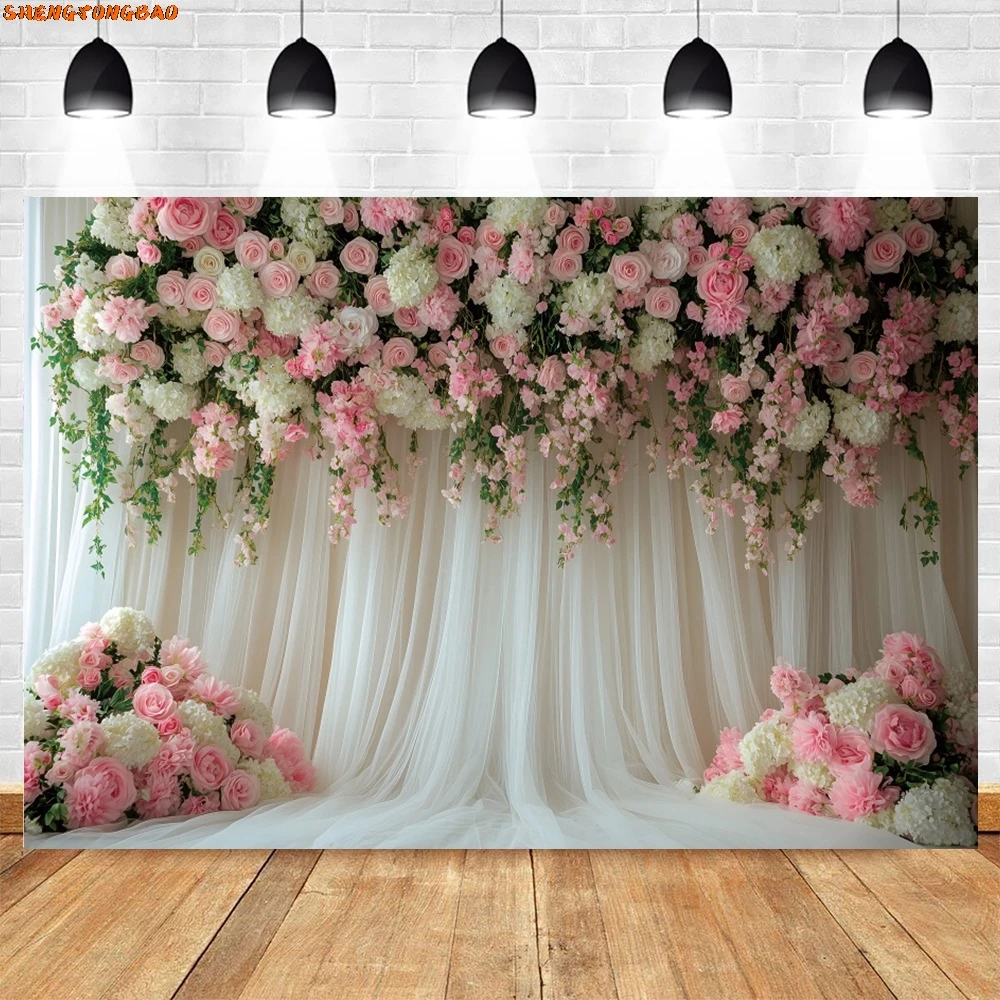 حفل زفاف خلفية الزهور الستار دش الزفاف حفل مشغول العروس صورة فساتين الأمومة التقطت الصور الخلفية