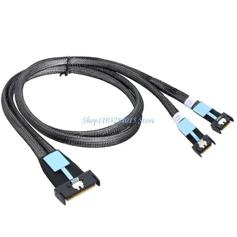 R6FF Upgraded PCIe Gen5 Server Data Cable Fast Transfer Split Cord High Compatibility