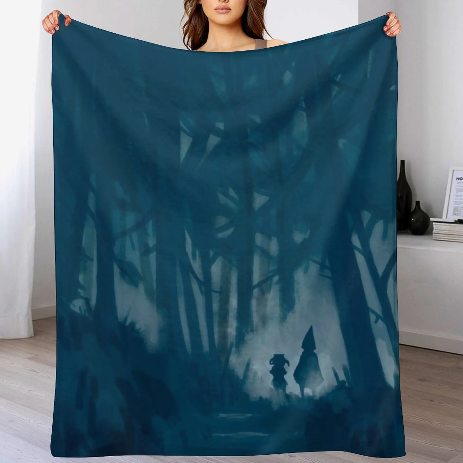 

Over the Garden Wall Throw Blanket Hairy Camping Flannel Flannel Fabric Blankets