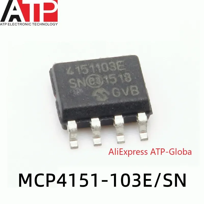 

10 шт. MCP4151-103E/SN SOP-8 MCP4151 4151103 E Оригинальный инвентарь встроенных микросхем