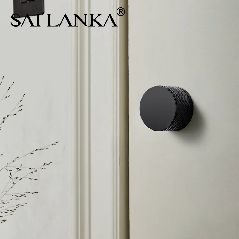 Imagem -03 - Sailanka-brass Door Knobs Lock Rotação Lock Botão Interior Botão do Quarto Salas Banheiro