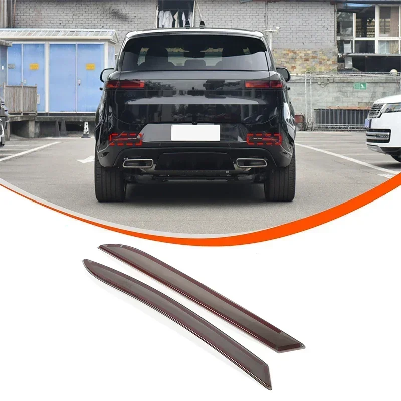 

For Land Rover Range Rover Sport 2023-2025 ABS Smoked Car Tail Fog Light Cover Rear Fog Lamp Shell Trim Accessories