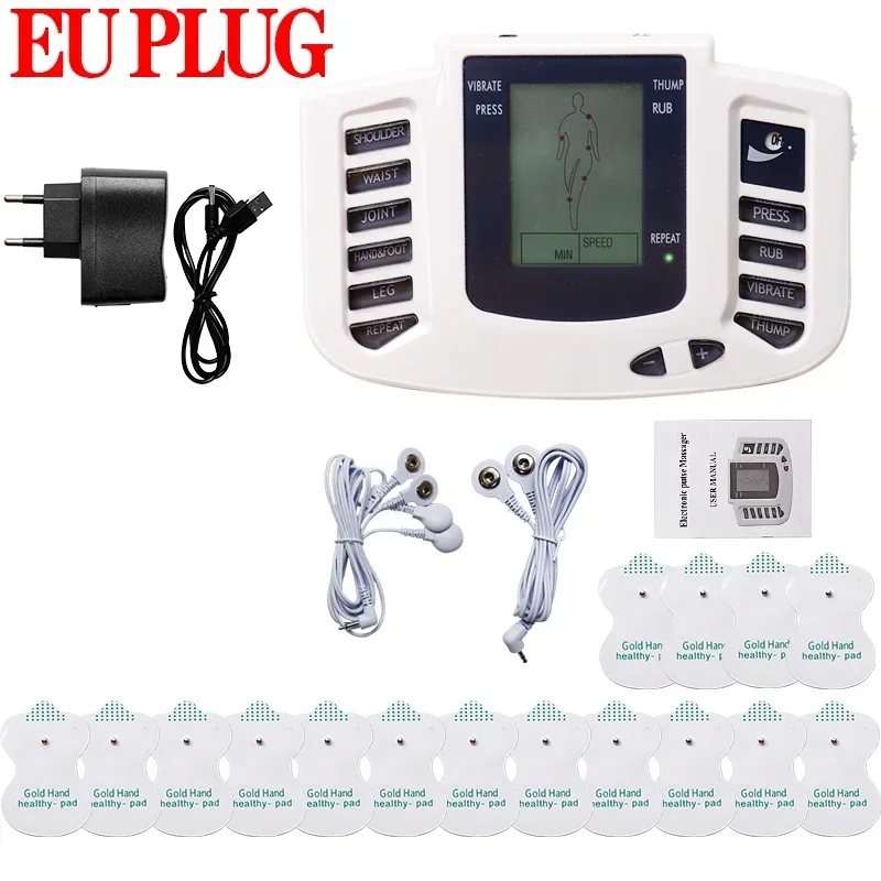 Raiuleko TENS Pulse Body Massager Dual Channel Niederfrequenz-Akupunktur Moxibustion Einheit EMS Muskelstimulator Schmerzlinderung Gesundheitswesen 5