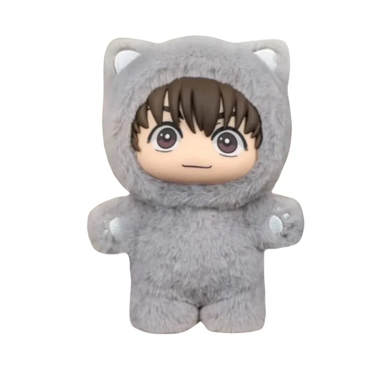 In Voorraad BANDAI Jujutsu Kaisen 2 Kat Oor Plushie Serie Blind Box Mystery Box Anime Figuur Kamer Decoratie Collectie Kids Geschenken