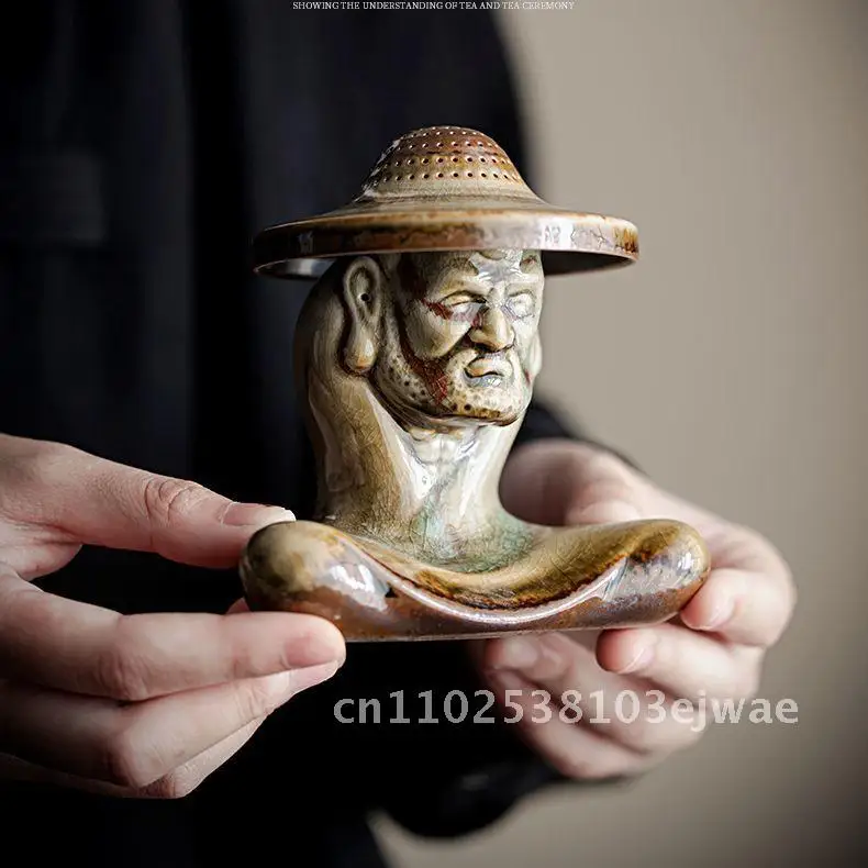 

Керамический фильтр для чая Chaiyaodharma, ситечко для чая кунг-фу, минималистичный стиль, воронка для чайного сервиза