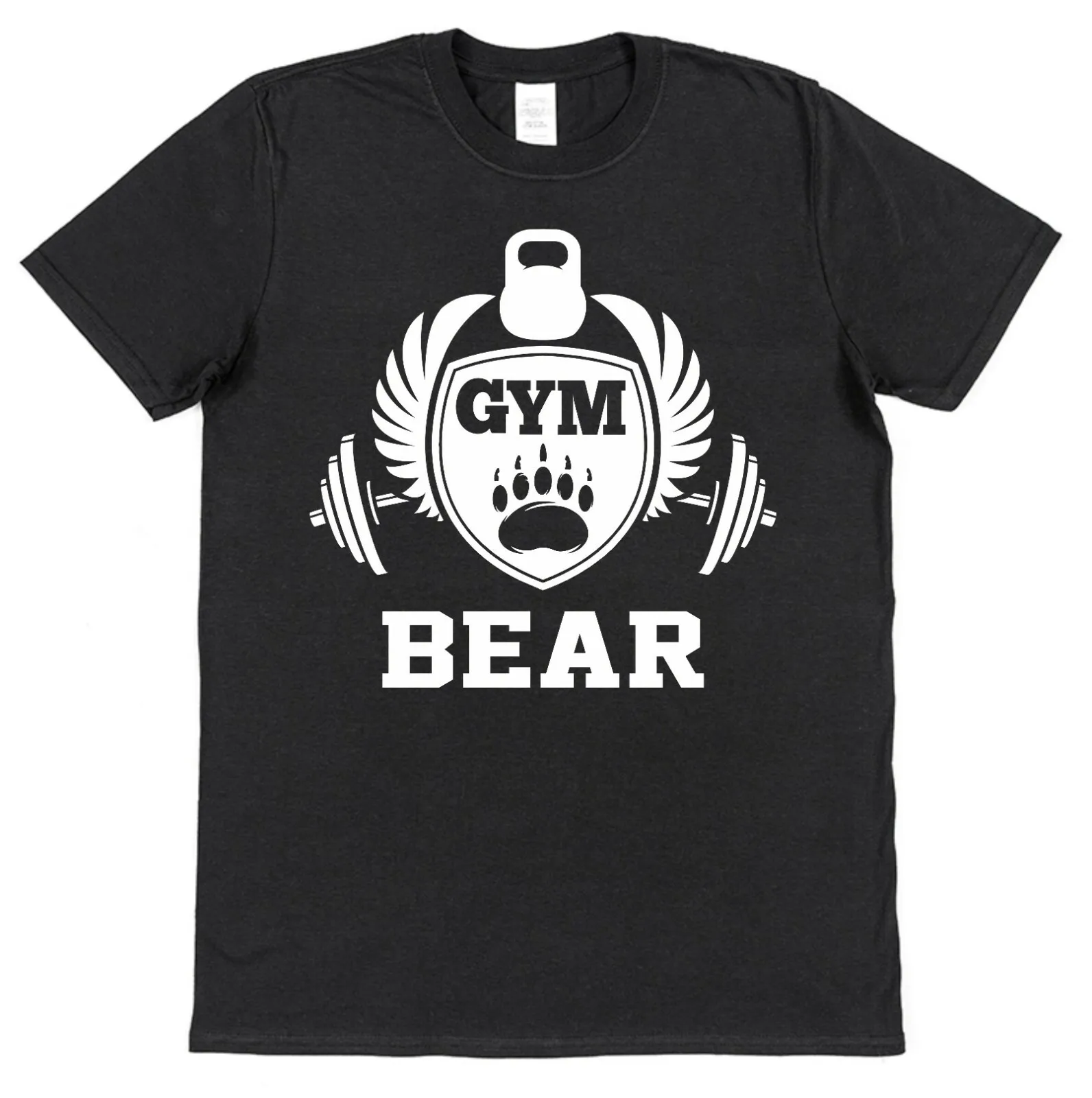 Gym Bear T-Shirt LGBTQ Gay Bi Queer Sexuality Top Bottom Bums Guys Muscle Strong
