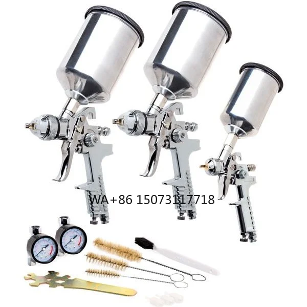 

Auto Furniture Spray Tool High Atomization 827+H2000 HVLP Paint Spray Gun Set Pneumatic Spray Gun Set