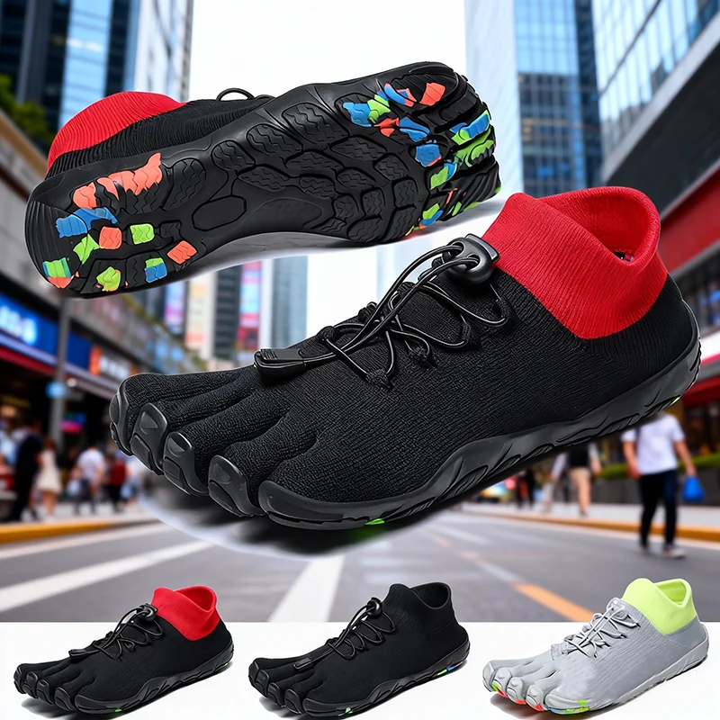 

Новые мужские повседневные кроссовки FiveFingers 2026 года, унисекс, с раздельным носком, для активного отдыха, внедорожные, для пар, беговые кроссовки с пятью пальцами