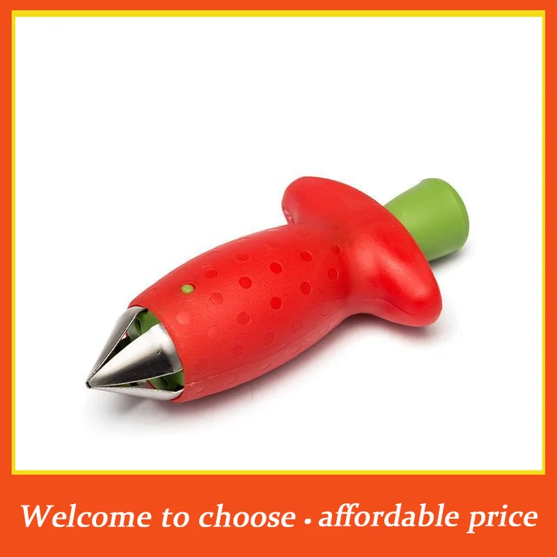 #Reusable Strawberry Huller Remover Tool Portable Food Grade Fruit Core Extractor Kitchen Gadget for Baking