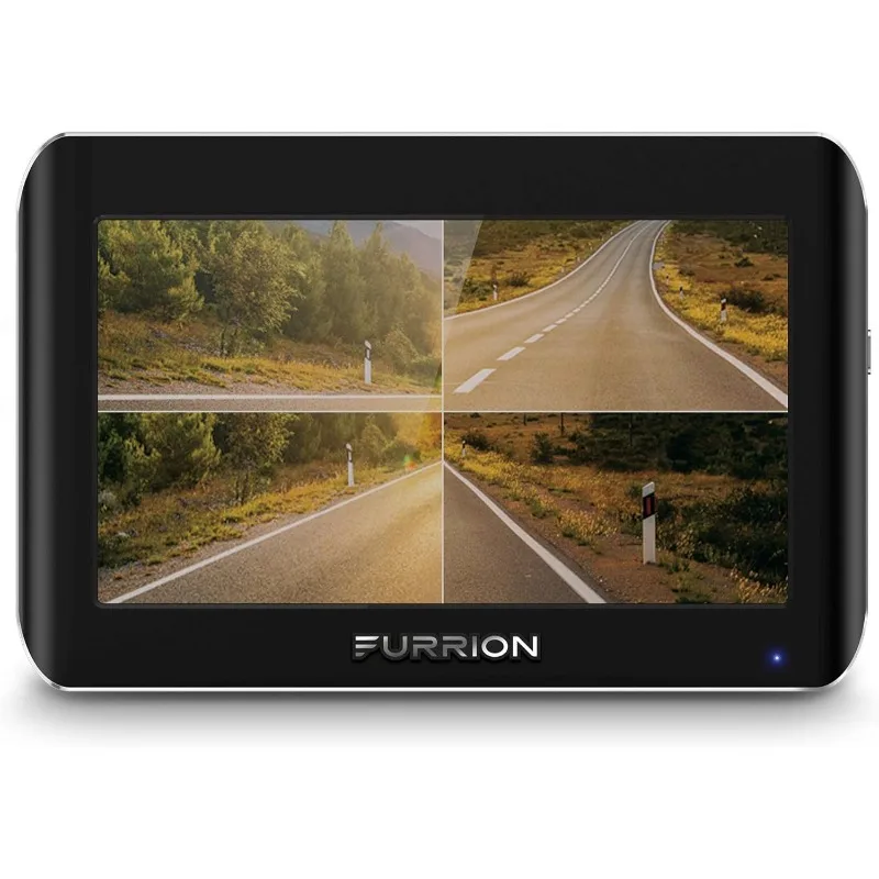 Vision S 3-Camera Wireless RV Backup System with 5-Inch Monitor, 1 Rear Sharkfin, 2 Side Running Light Cameras, Infrared