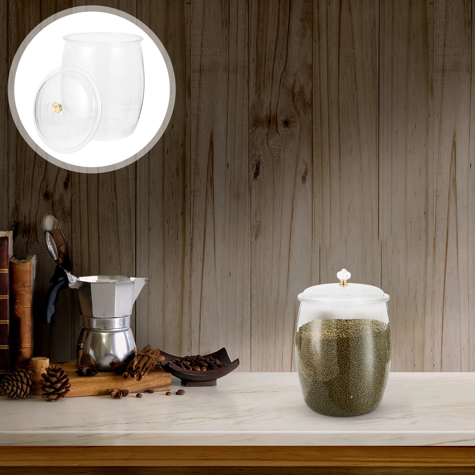 

Large Capacity Transparent Sealed For Pickle Vegetable Food Fermenting Airtight Design Household Kimchi Jar Multi-Use Grain Wine