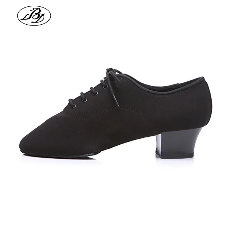 Gorąca sprzedaż BD mężczyźni Latin Dance buty płótno podzielona podeszwa Sneaker profesjonalne buty do tańca BD417 Ballroom buty treningowe