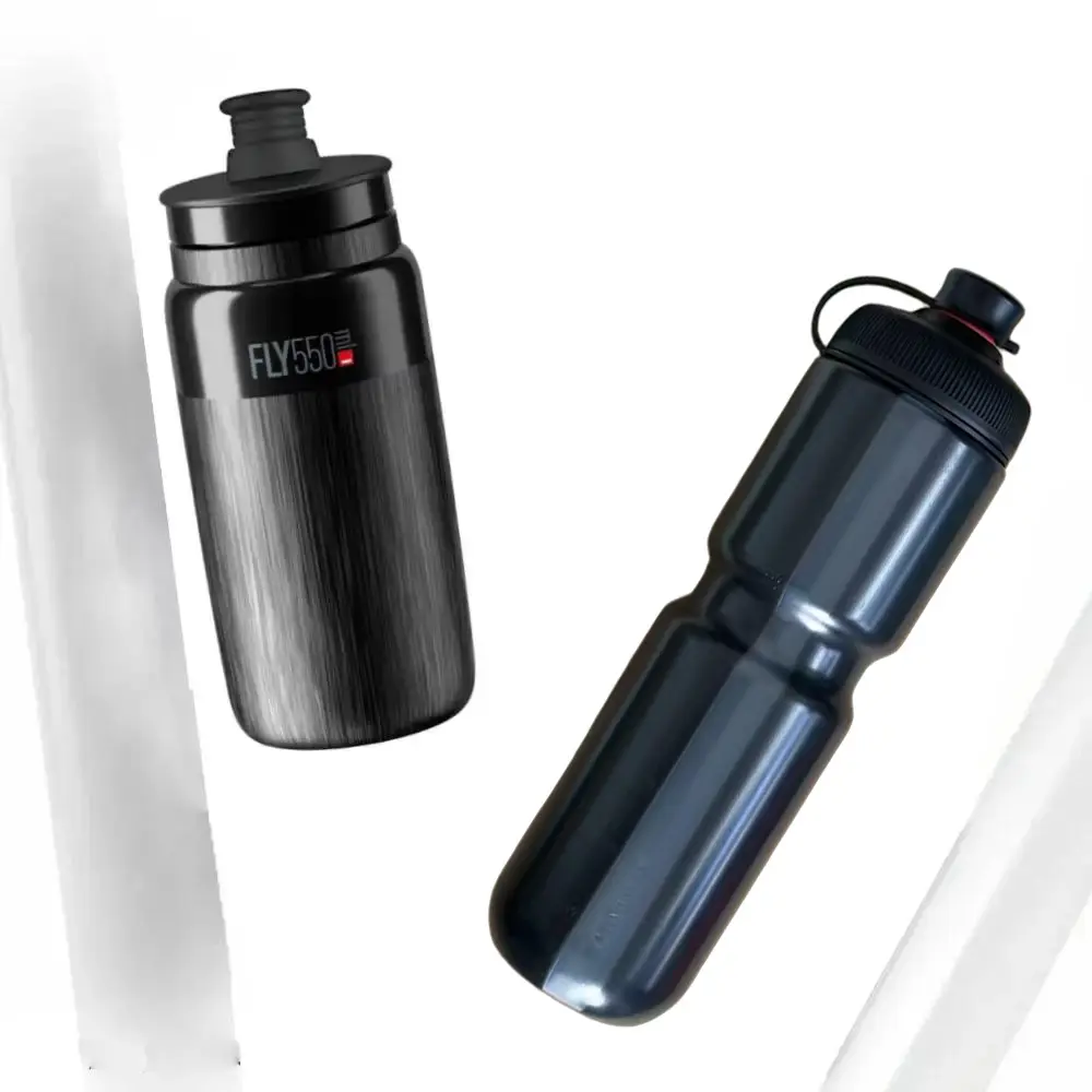 Garrafa de água para bicicleta FLY Breakaway 550ml 750 – Garrafa de bebida esportiva ultraleve com válvula push-pull para a Tour de France