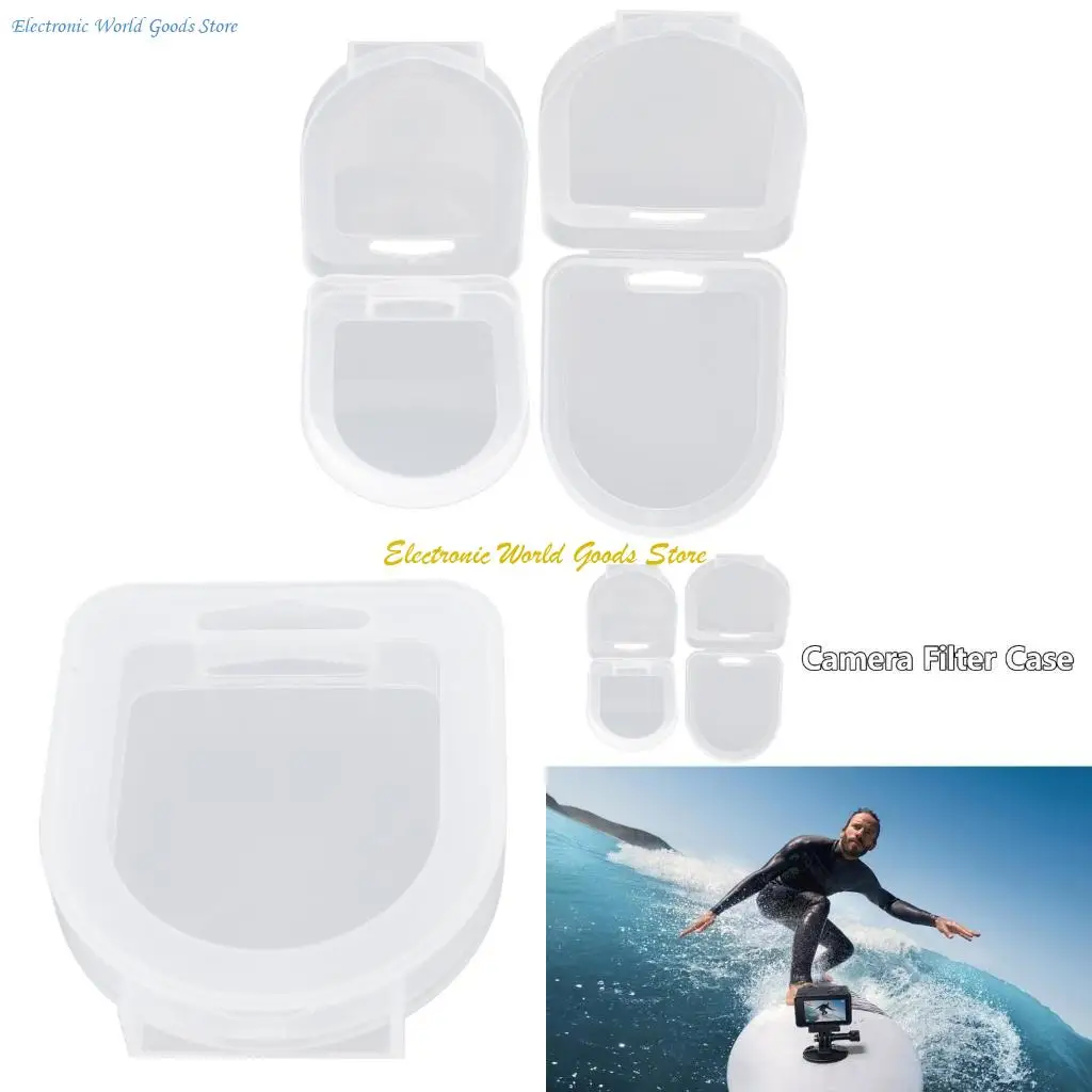 A3PD Protective Camera Filter Lens Caps Camera Lens Filter Case Camera Filter Pouches