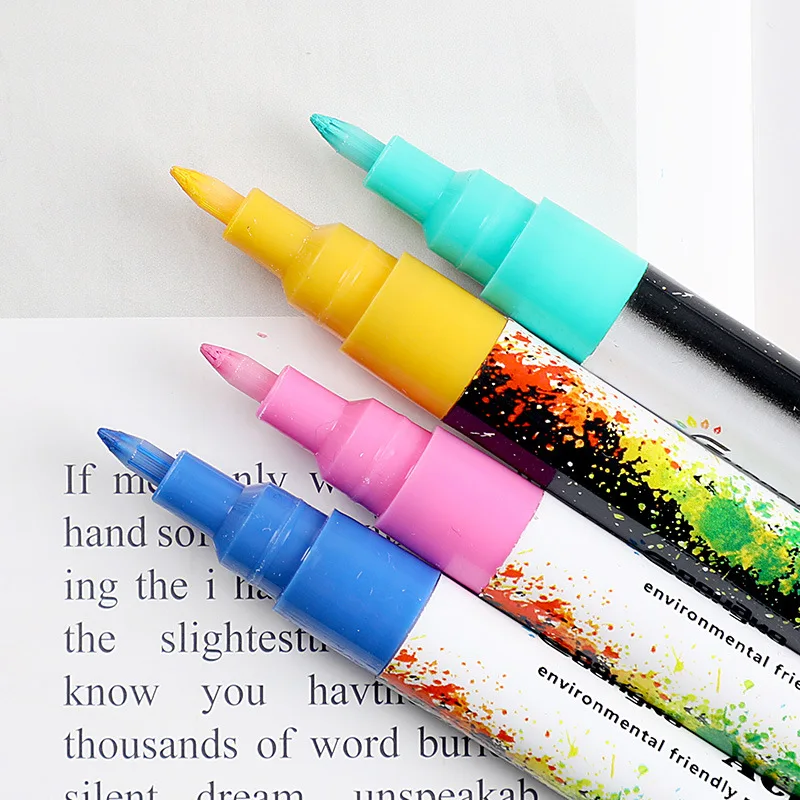 35 Colors 0.7mm Acrylic Paint Marker Pen for Ceramic Rock Glass Porcelain Mug Wood Fabric Canvas Painting