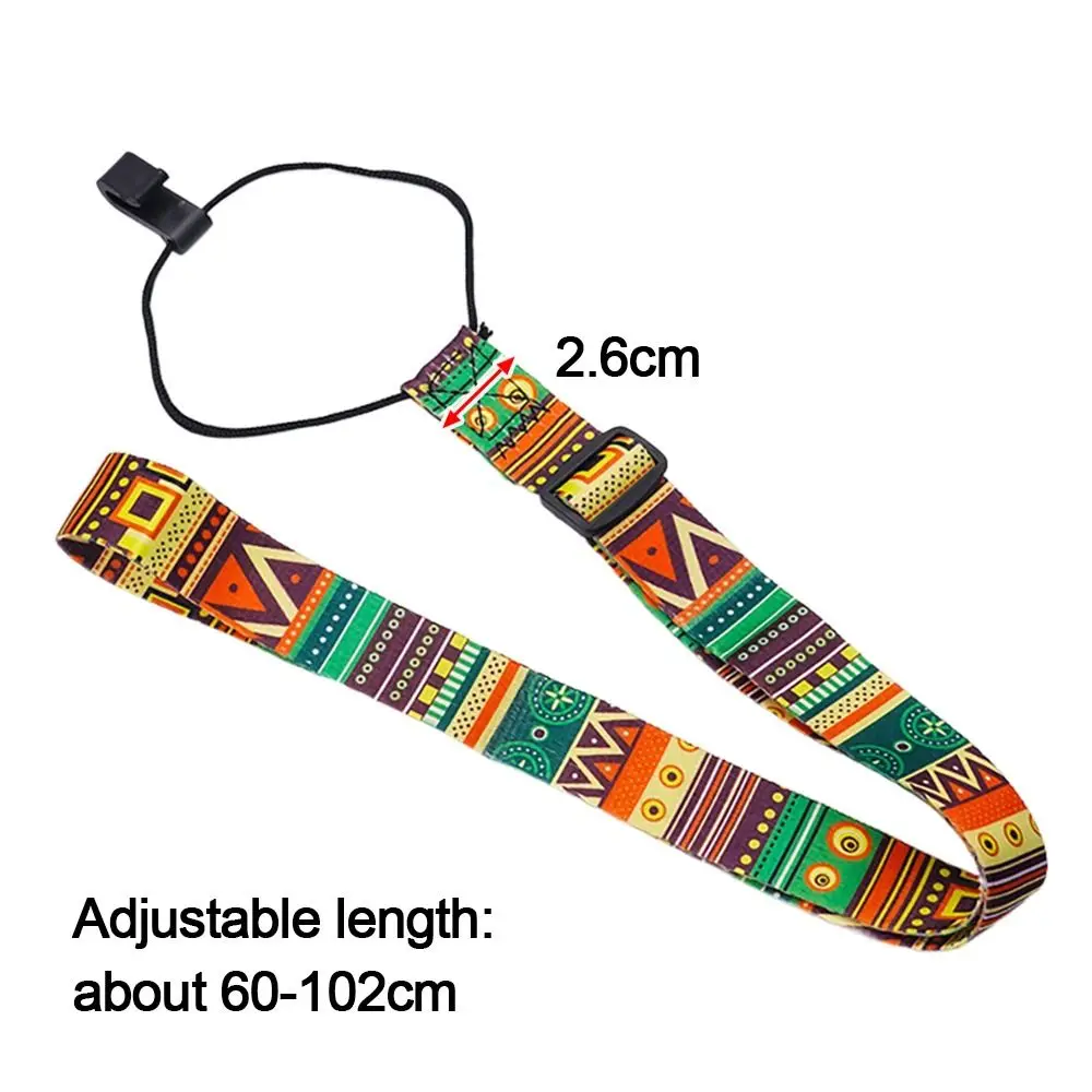 Adjustable Guitar Strap Portable Polyester Ethnic Style Guitar Accessories Ukulele Strap Guitar