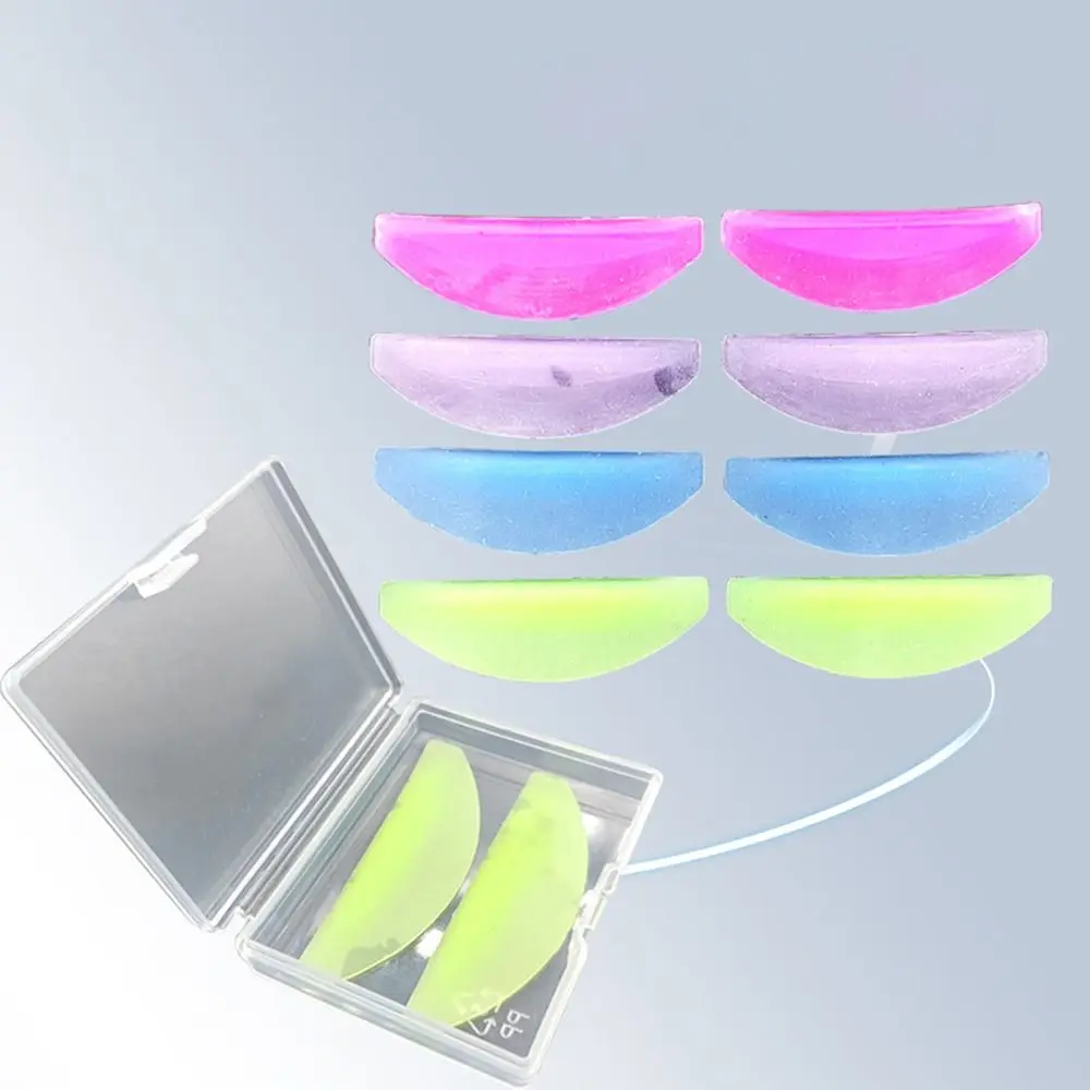 Novos acessórios de maquiagem silicone cílios perm almofada aplicador ferramentas reutilizáveis cílios extensão silicone olho remendo feminino