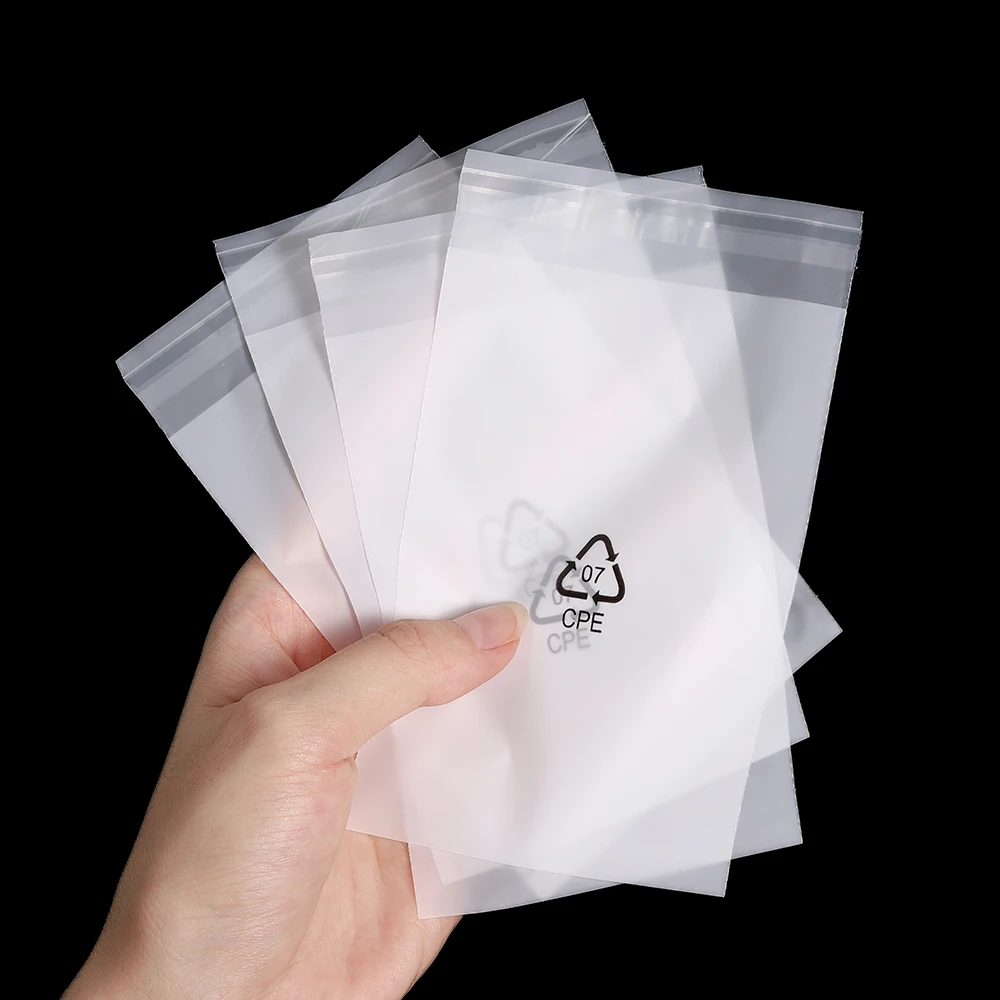 50Pcslot 8x8cm CPE Opp Bag Self Adhesive Clear Transparent Plastic Storage Bag Jewelry Gift Packaging Pouches