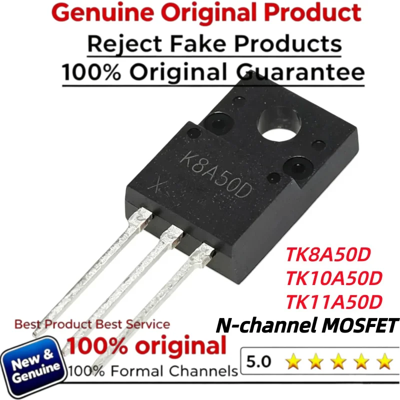 5-10-20pcs 100% New Imported Original TK10A50D K10A50D TK11A50D K11A50D  TK8A50D K8A50D N-channel MOSFET 8A 10A 11A 500V TO-220F