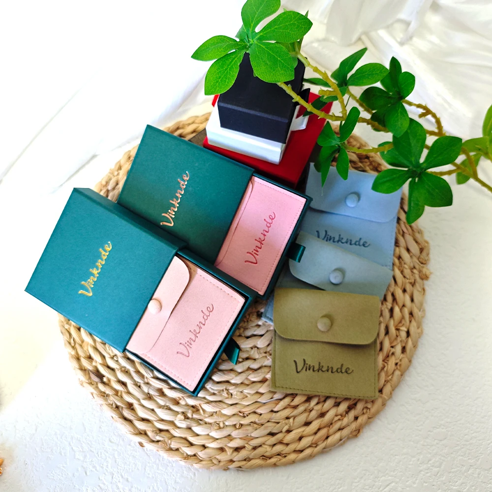 

Роскошные серьги, браслет, ожерелье, коробка для колец, упаковка для ювелирных изделий, коробки для рисования и чехол из микрофибры, подарочная маленькая сумка с логотипом