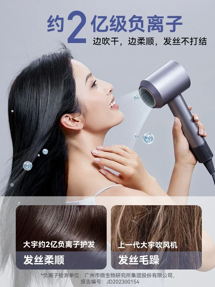 220V 200 Million Ion Hair Dryer | Low Noise Speed Dryer for Hair Care