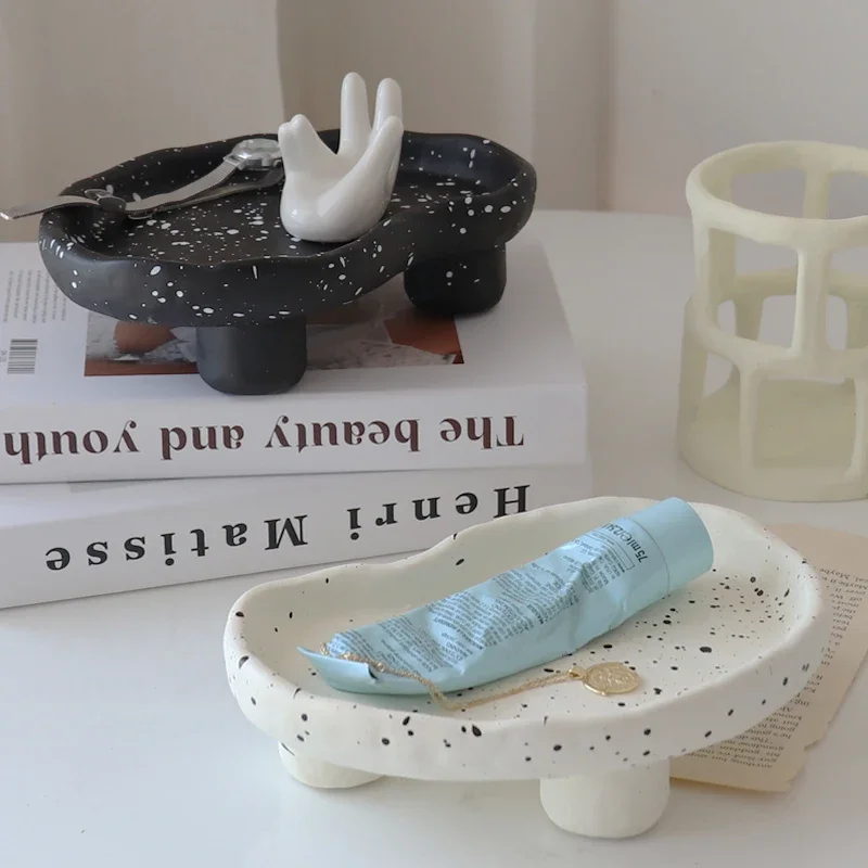 

Korean style stilt tray ornaments aromatherapy placement living room soft decoration