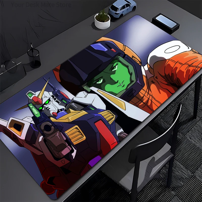 Alfombrilla de ratón Mechanical Warrior Gundam Mk II, alfombrilla grande para jugador de videojuegos, alfombrilla para ordenador portátil, alfombrilla antideslizante, alfombrilla para PC, alfombrilla para ratón de Anime