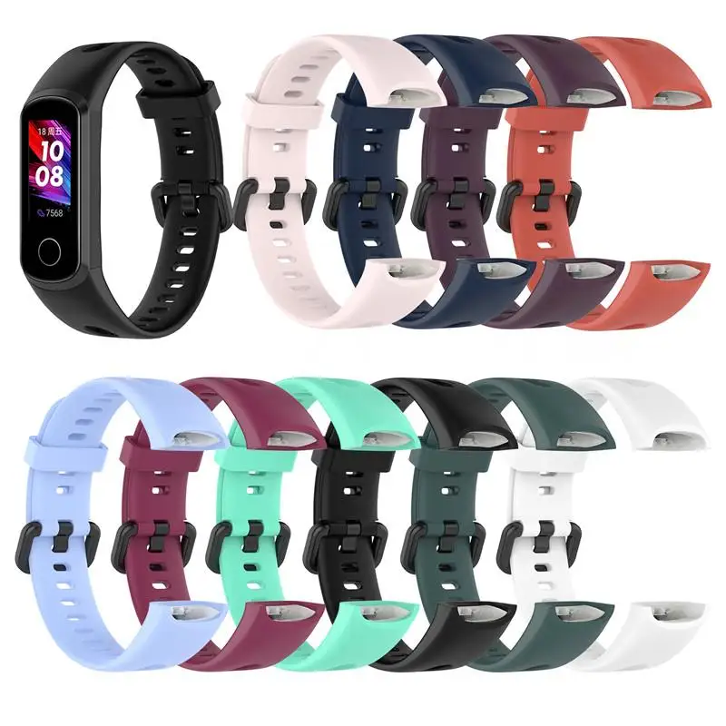 

Silicone Wrist Strap For Huawei Honor band 5i ADS-B19 Smart watch Replace Sport Bracelet For Huawei Band 4 ADS-B29 Correa