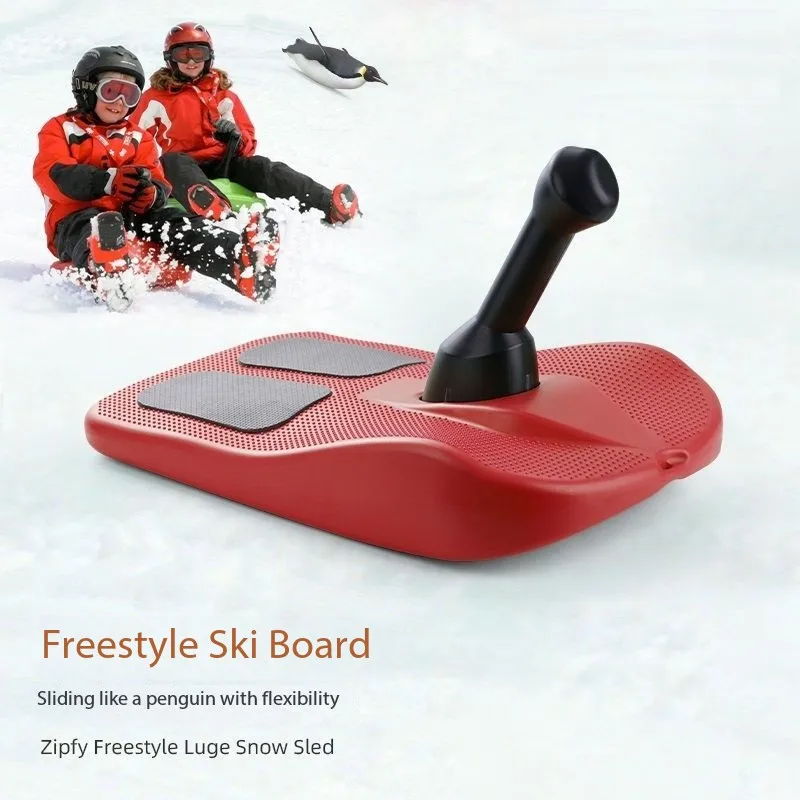 

Зимняя уличная детская лыжная доска, толстая и износостойкая доска для саней, доска для травы, лыжная тележка, катание на коньках, Plow