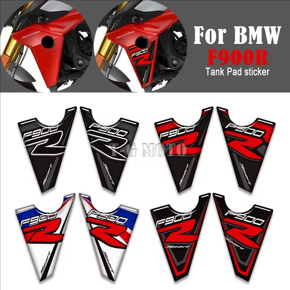 Motorcycle Fuel Tank Pad 3D Stickers Knee Grips Protectors Decal Kit For BMW F900R F900 F 900 R 2019 2020 2021 2022