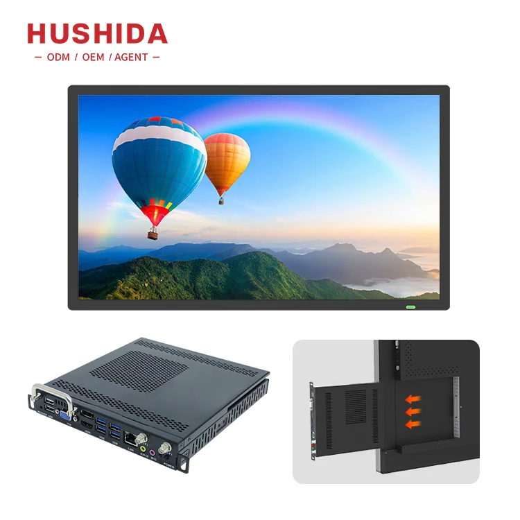 HUSHIDA OPS All in One PC I5 I7 8 9 10 Gen for Interactive Flat Panel Smart Board 8400 10400 Jae Connector 80 Pins port