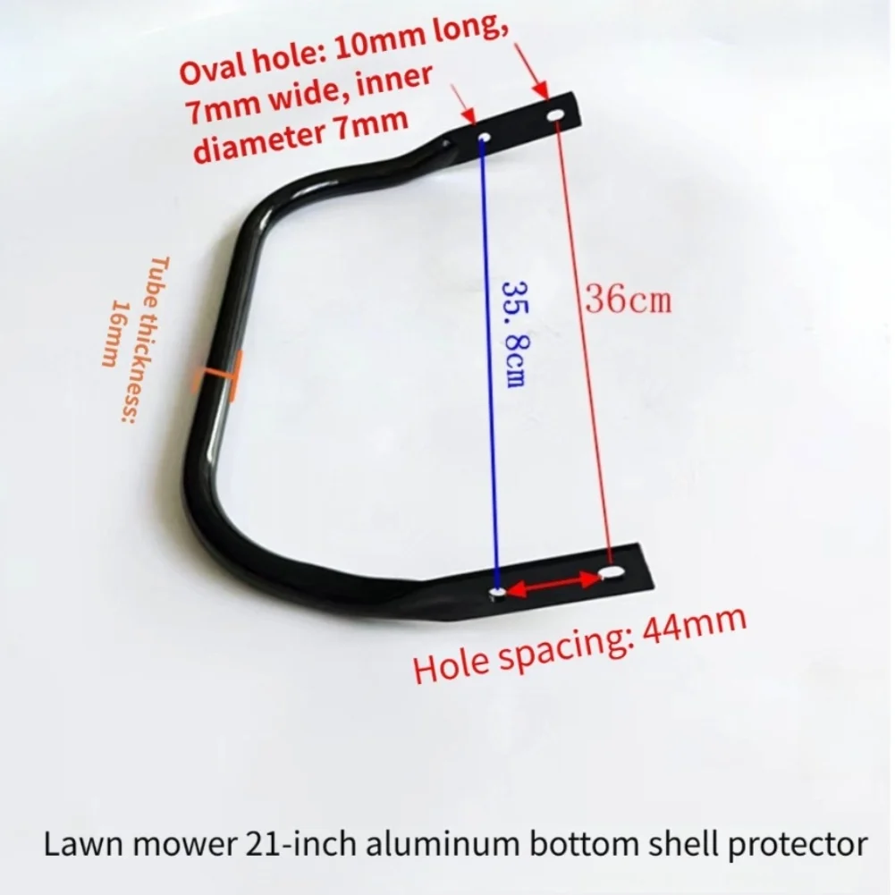 21 Inch Aluminum Bumper Guard for For lawn Mower Deck Protection Compatible with Self Propelled Push Mower and Walk Behind Units