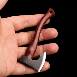 1/6 Scale Miniature Viking Axe Tomahawk 10cm Mini Pirate Axe Collectible Souvenir Home Decor Gift Action Figures Fit 12