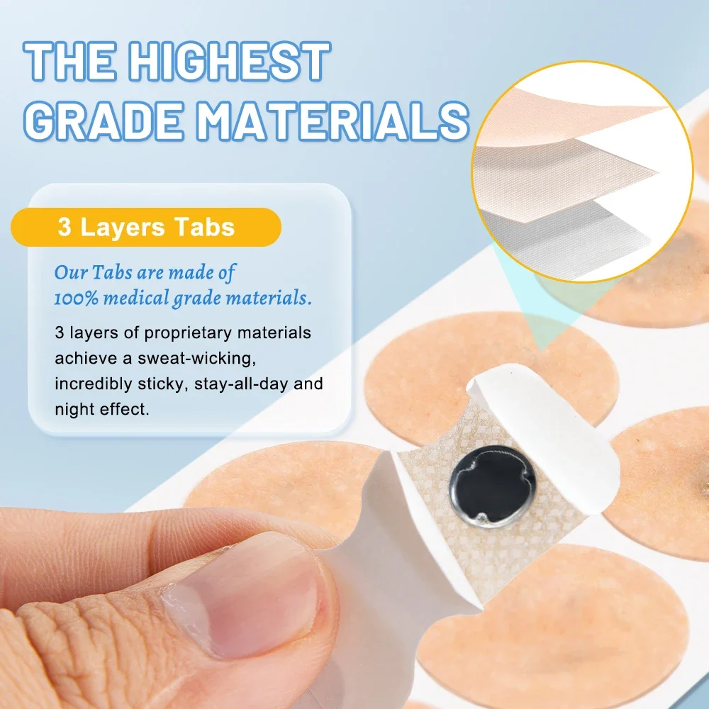 

Nose Breath Patch Magnetic Nose Breathing Patches Nasal Strips Increase Air Improve Sleep Reduce Snoring Tools100pcs