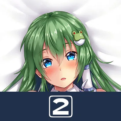 เคสหมอนกอดลายเกม kochiya sanae touhou สาวเซ็กซี่ dakimakura ผ้าคลุมปลอกหมอนชุดสะสม