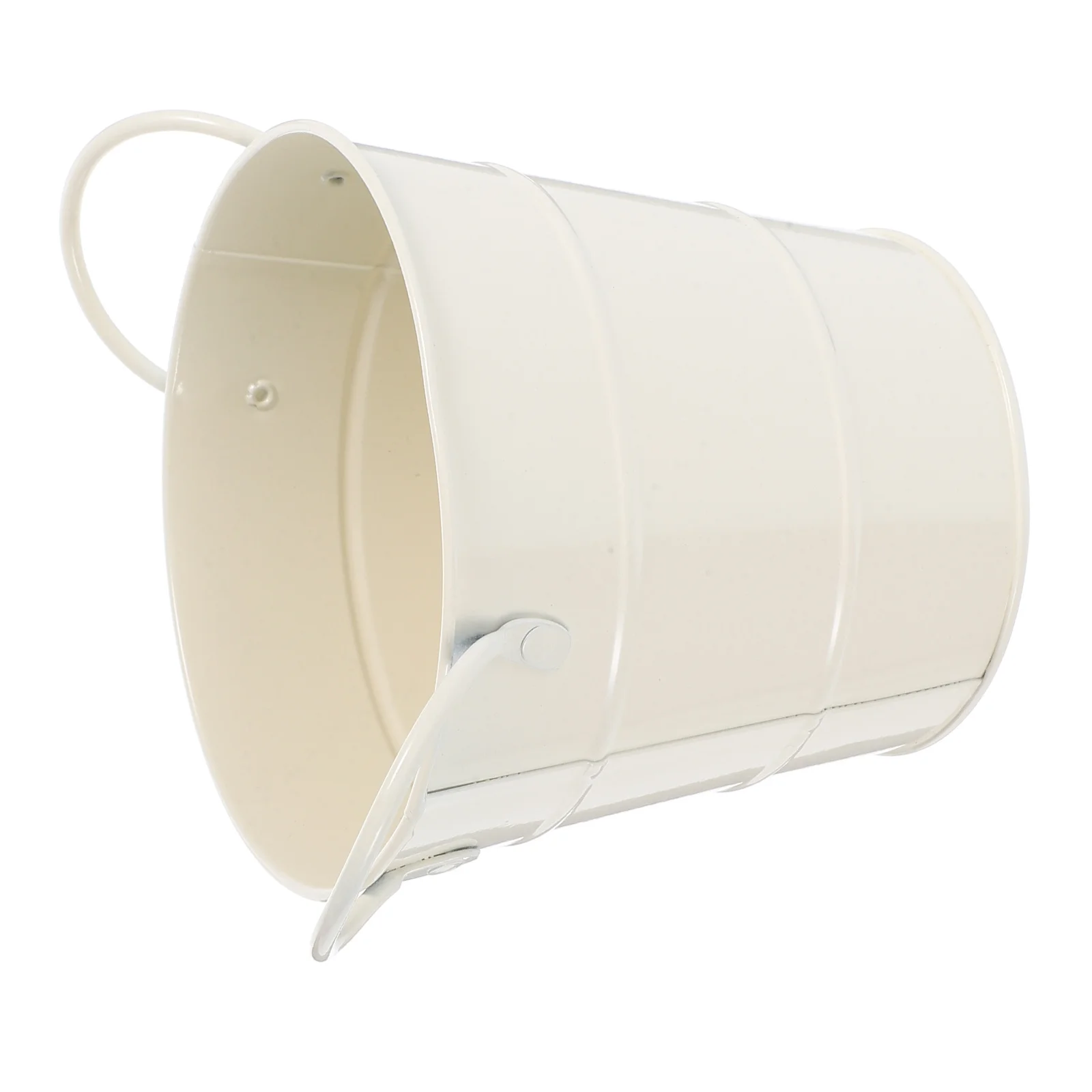 سطح المكتب تخزين دلو سلة المهملات المعدنية لمكتب المنزل المدرسة متعددة الوظائف سلة النفايات الحديدية سلة المهملات الصغيرة ورقة المنظم